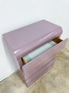 Mauve Laminate Tallboy Dresser - Rehaus