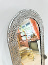 Mexican Hammered Tin Floor Mirror - Rehaus