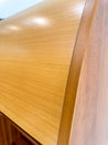 Mid-century Danish Sculptural Tambour Rolltop Desk / Bar - Rehaus