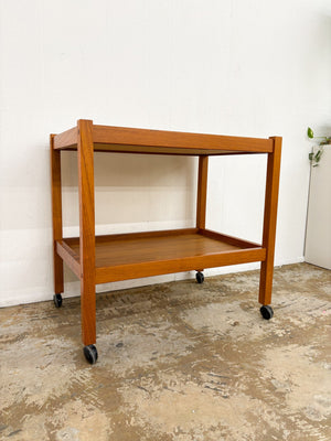 Midcentury Teak Bar Cart