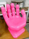 Neon Pink Resin Right Hand Chair - Rehaus