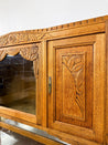 Oak + Marble Buffet Cabinet - Rehaus