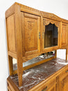Oak + Marble Buffet Cabinet - Rehaus