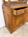 Oak + Marble Buffet Cabinet - Rehaus
