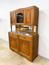 Oak + Marble Buffet Cabinet - Rehaus