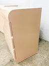 Peach Laminate Headboard + Nightstands - Rehaus