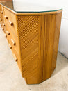Pencil Reed Angular Lowboy Dresser - Rehaus