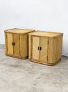 Pencil Reed Curved Nightstands - Rehaus