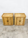 Pencil Reed Curved Nightstands - Rehaus