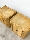 Pencil Reed Curved Nightstands - Rehaus