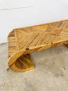 Pencil Reed Scroll Coffee Table - Rehaus