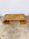 Pencil Reed Scroll Coffee Table - Rehaus