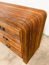 Pencil Reed Waterfall Lowboy Dresser - Rehaus