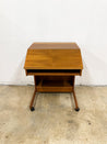 Petite Teak Fliptop Secretary Desk - Rehaus