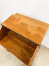 Petite Teak Fliptop Secretary Desk - Rehaus