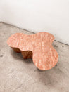 Pink Marble "Ripple" Coffee Table, Oggetti - Rehaus