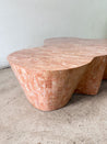 Pink Marble "Ripple" Coffee Table, Oggetti - Rehaus