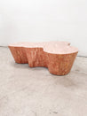 Pink Marble "Ripple" Coffee Table, Oggetti - Rehaus