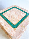 Pink Tesselated Stone Pedestal Set - Rehaus