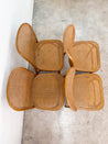 Polish Bentwood + Cane Dining Set, Hoffman (x4) - Rehaus