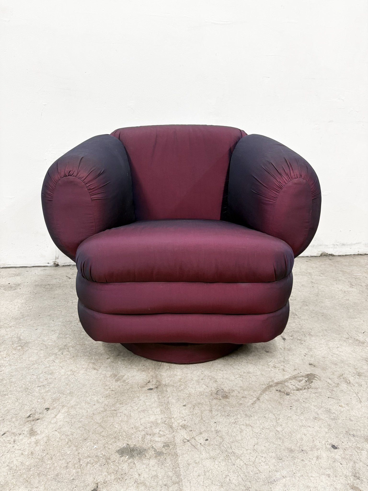 Purple Iridescent Swivel Bubble Chair - Rehaus