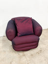 Purple Iridescent Swivel Bubble Chair - Rehaus