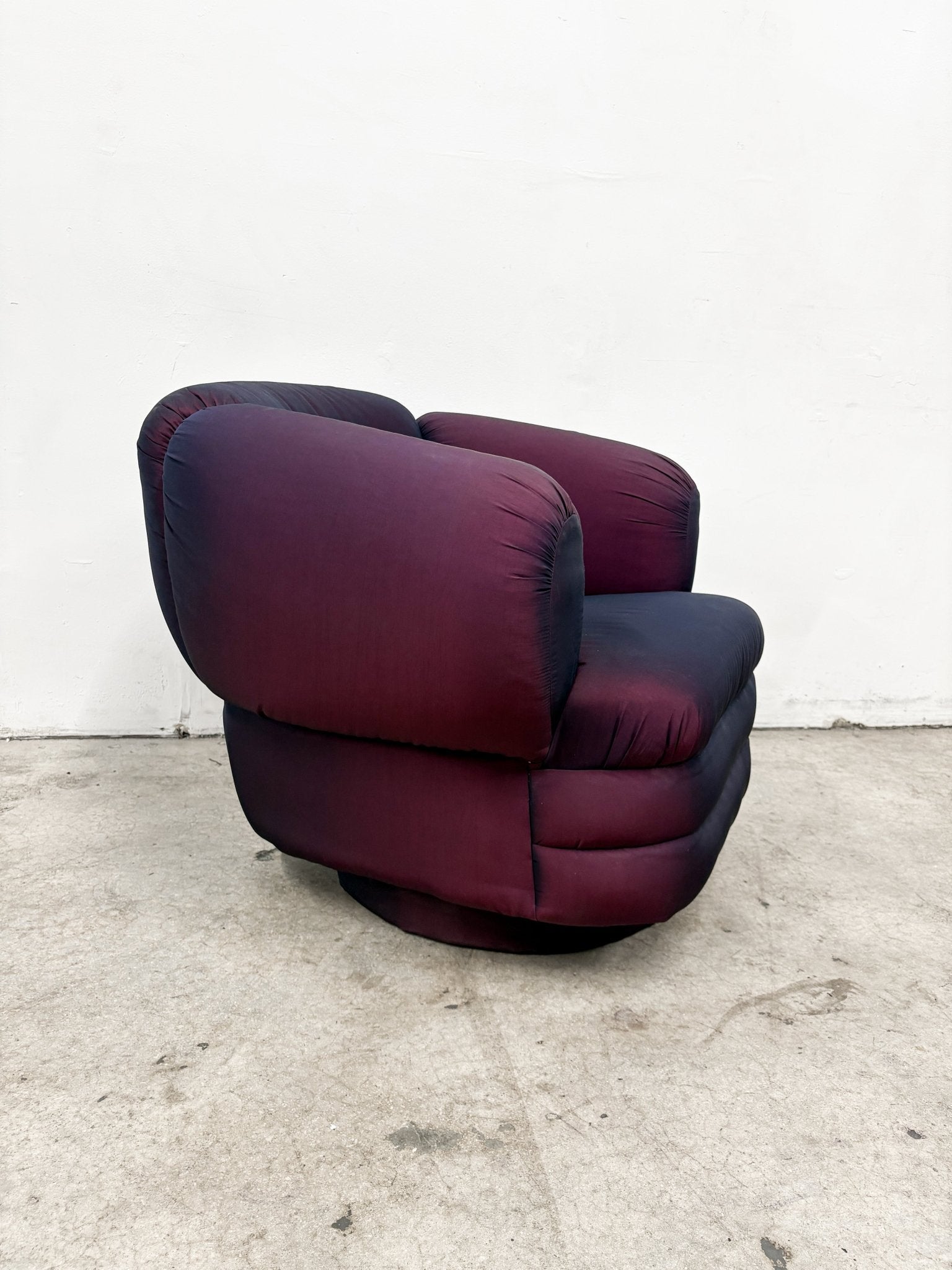Purple Iridescent Swivel Bubble Chair - Rehaus