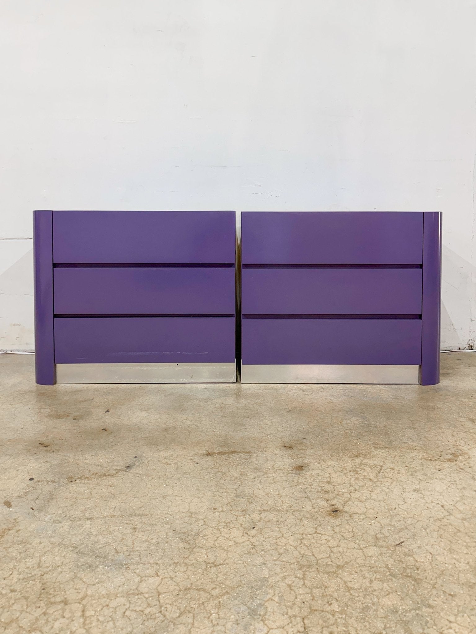Purple Three-Drawer Dresser Set – Rehaus