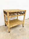 Rattan Bar Cart - Rehaus