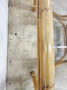 Rattan + Leather Oval Dining Table - Rehaus
