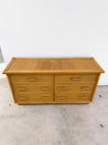 Rattan Six - Drawer Lowboy Dresser - Rehaus