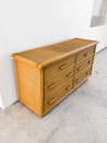 Rattan Six - Drawer Lowboy Dresser - Rehaus