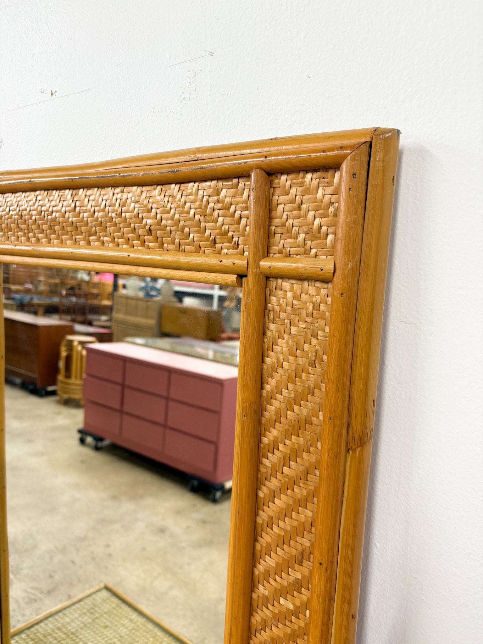 Rattan Wall Mirror - Rehaus