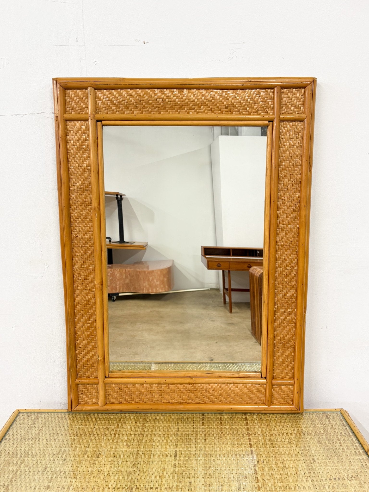 Rattan Wall Mirror - Rehaus