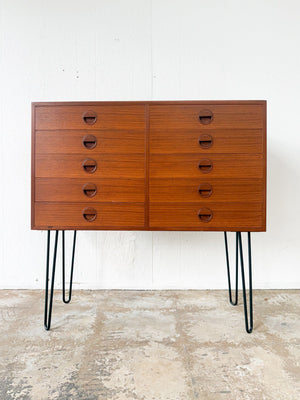 Reclaimed Danish Teak Petite Drawer Unit