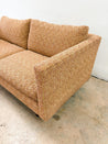 Red + Yellow Woven Cotton Grandpa - core Loveseat - Rehaus