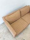 Red + Yellow Woven Cotton Grandpa - core Loveseat - Rehaus