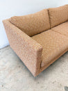 Red + Yellow Woven Cotton Grandpa - core Loveseat - Rehaus