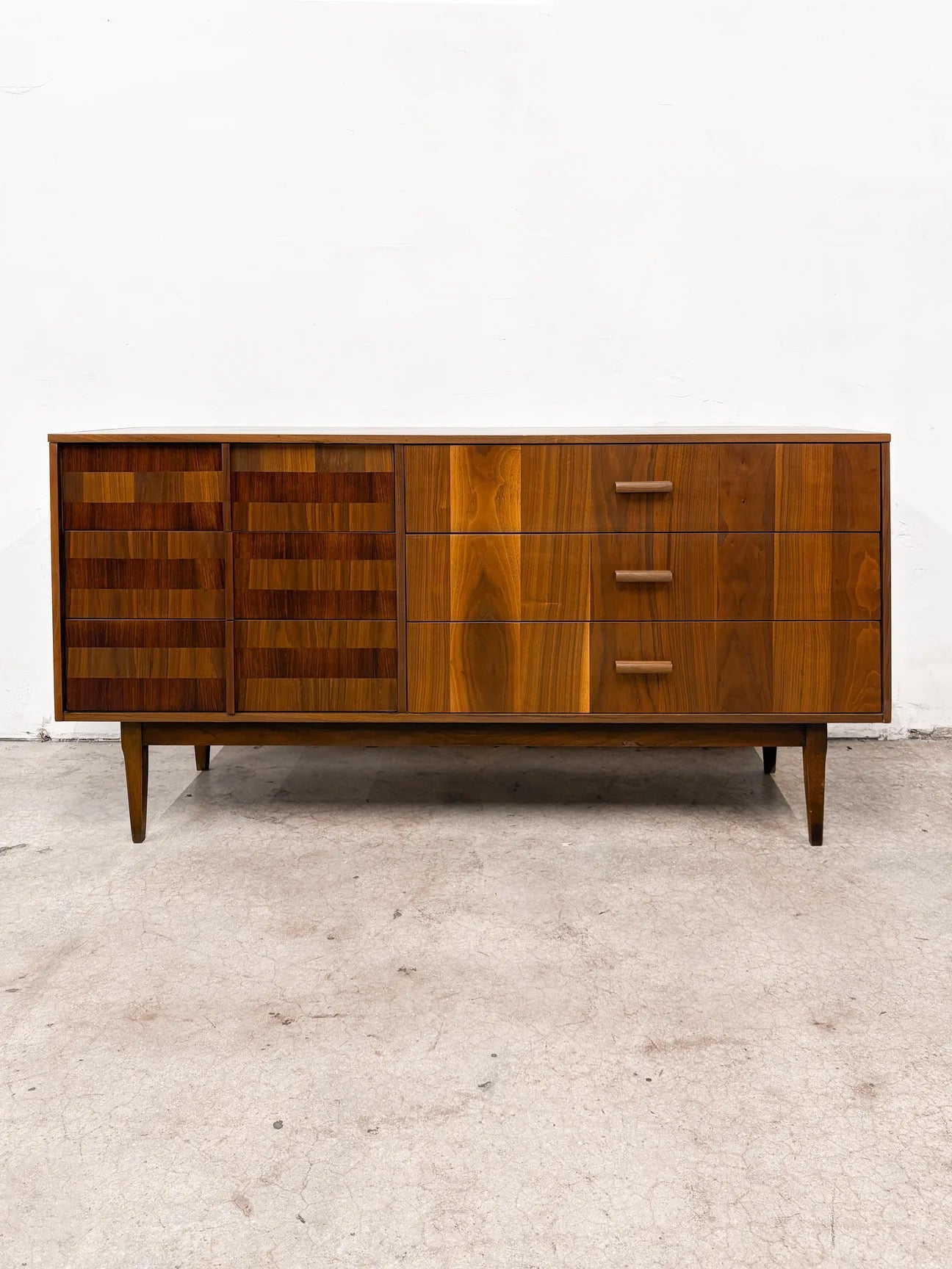 Rosewood + Walnut "Verve" Credenza, Kroehler - Rehaus