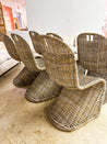 Safavieh Rattan Dining Chairs (x6) - Rehaus