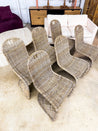 Safavieh Rattan Dining Chairs (x6) - Rehaus