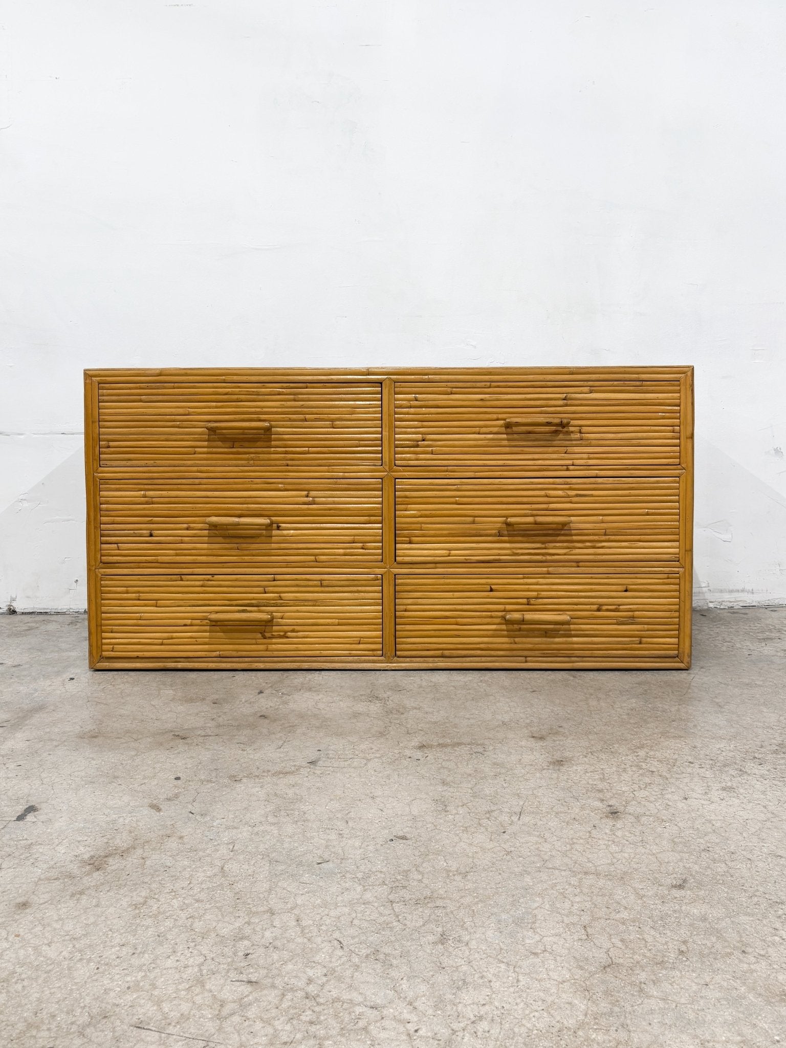 Split Bamboo Lowboy Dresser - Rehaus