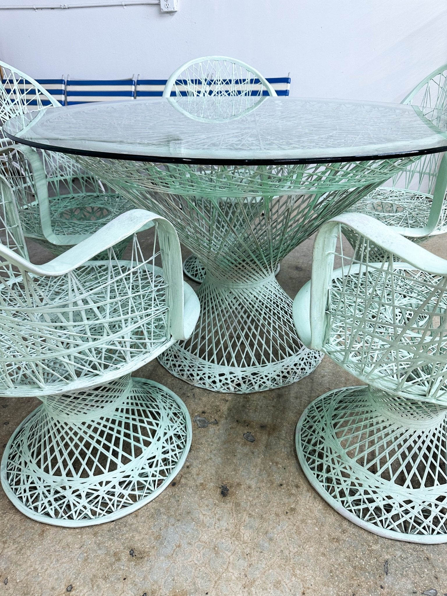 Spun Fiberglass Patio Dining Set - Rehaus