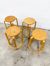 Stacking Bentwood Stools (x4) - Rehaus