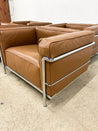 Tan Leather LC3 Lounge Chair, Cassina Le Corbusier - Rehaus