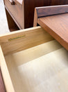 Tate Walnut Nightstands, Crate & Barrel - Rehaus