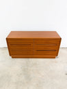 Teak 6 - Drawer Lowboy Dresser - Rehaus