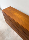 Teak 8 - Drawer Lowboy Dresser - Rehaus