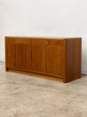 Teak + Brass Credenza, D - Scan - Rehaus