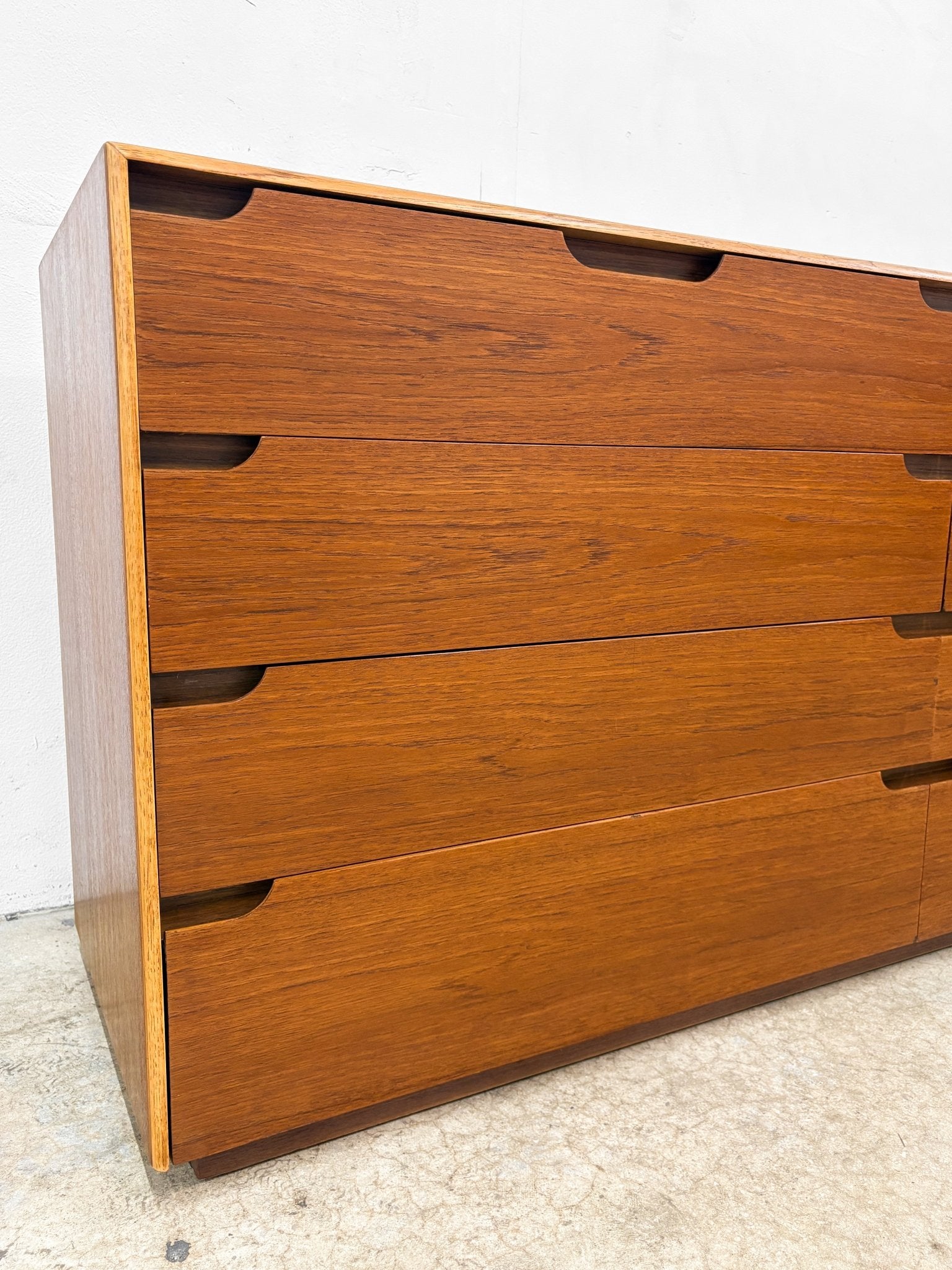 Teak Cutout 8 - Drawer Dresser, Lane - Rehaus